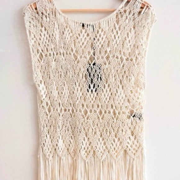 Ralph Lauren Crochet Top M - Picture 7 of 9